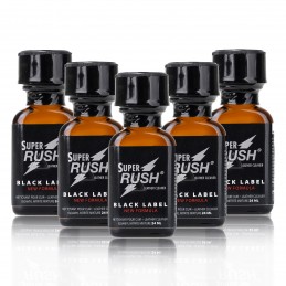 Pack Poppers Super Rush Black Label X5 - 24ml