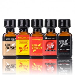 Poppers Packs - Rush Original - Rush Gold - Rush Zero - Super Rush - Rush Black Label (24ml)