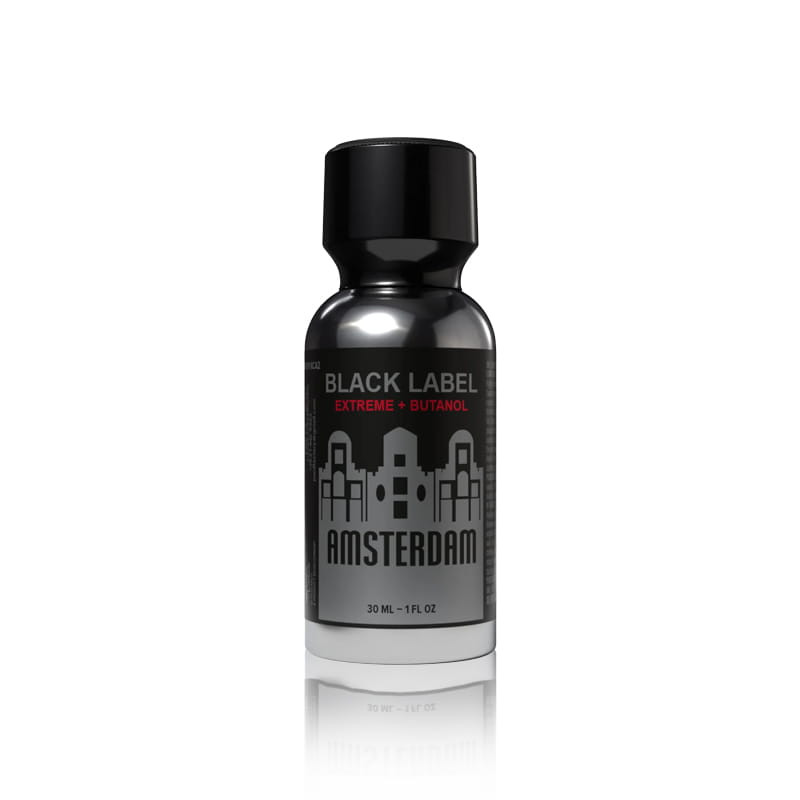 Poppers Amsterdam Black Label Extreme Butanol - 30ml