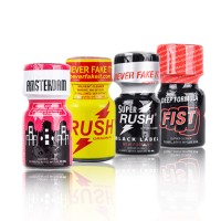 Packs de Poppers Rush - Jungle Juice - Amsterdam - Blue Boy - Oink