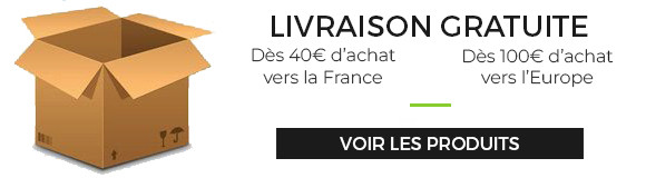 Livraison gratuite à partir de 40,00€