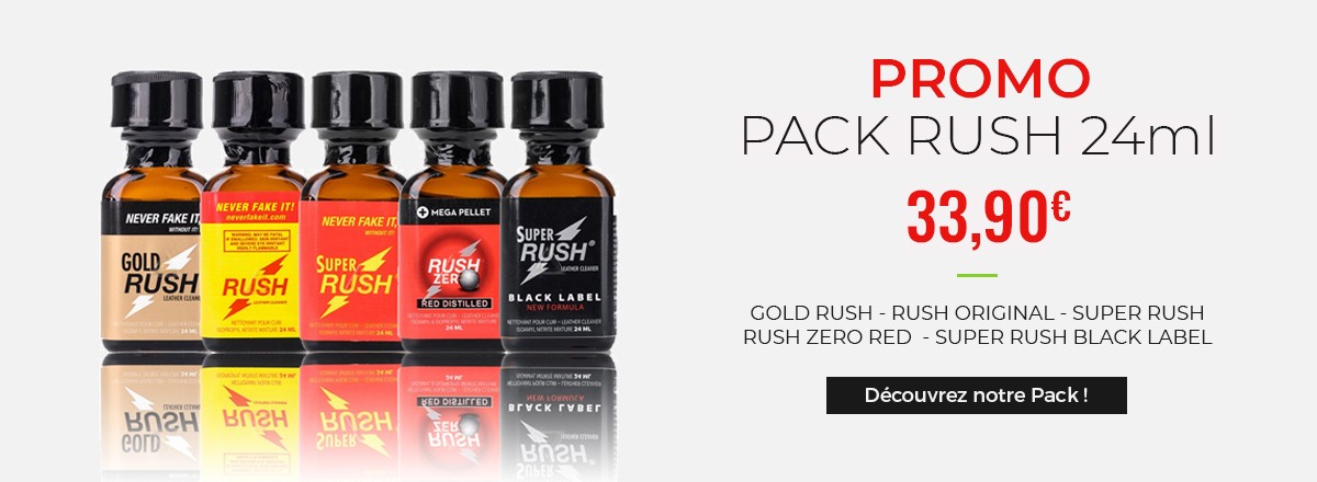 Poppers Packs - Rush Original - Rush Gold - Rush Zero - Super Rush - Rush Black Label