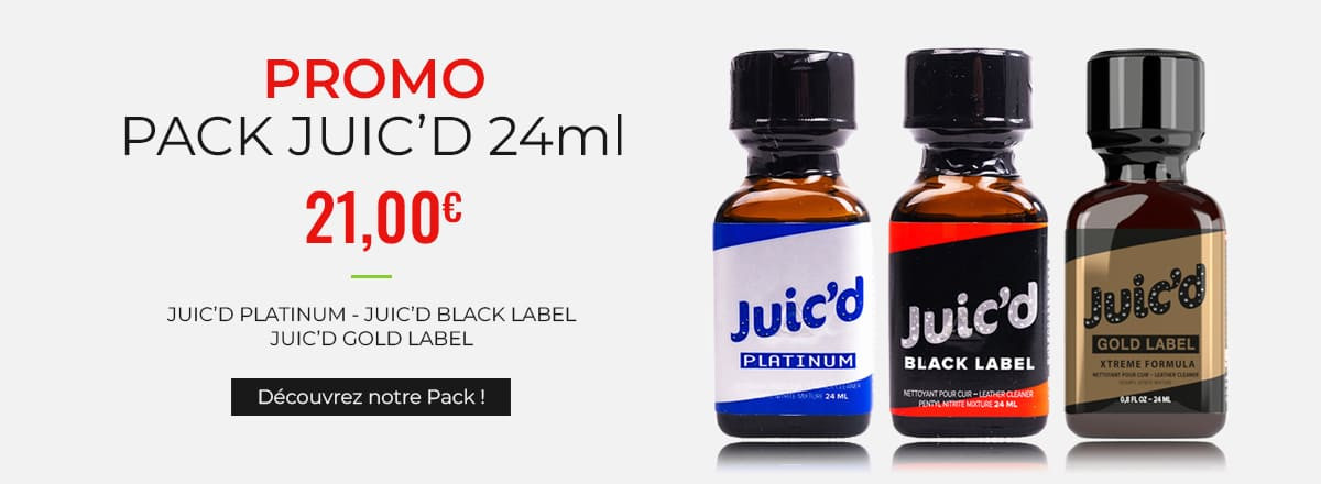 Poppers Pack - Juic'd 24ml