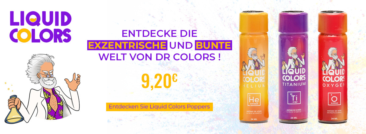 Entdecken Sie die Liquid Colors Poppers