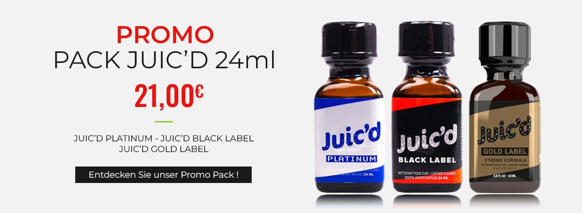 Poppers Pack - Juic'd 24ml
