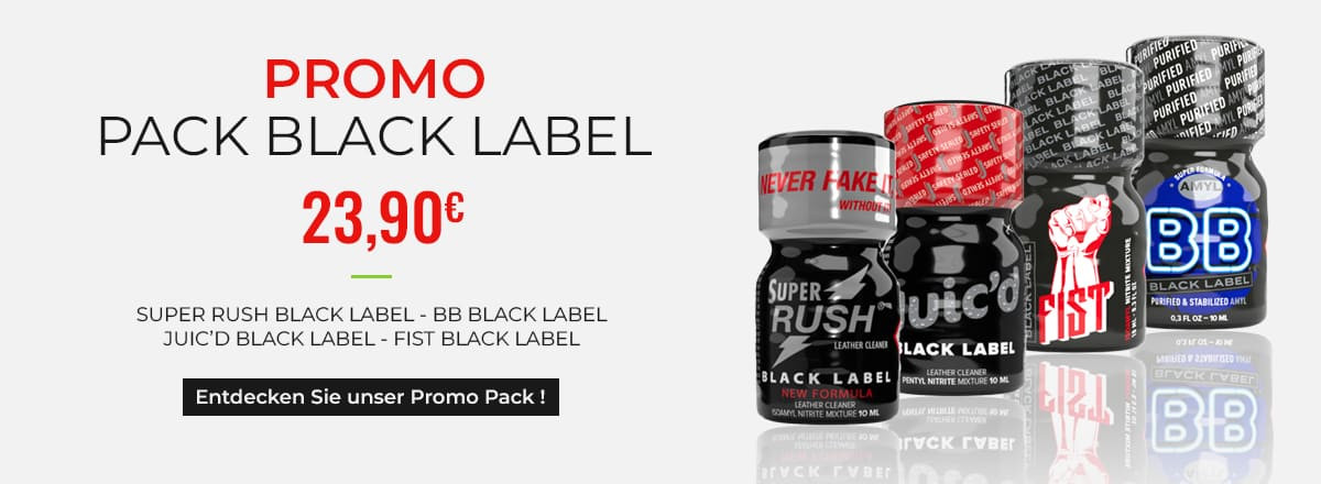 Entdecken Sie das neue Poppers Black Label 10ml Pack