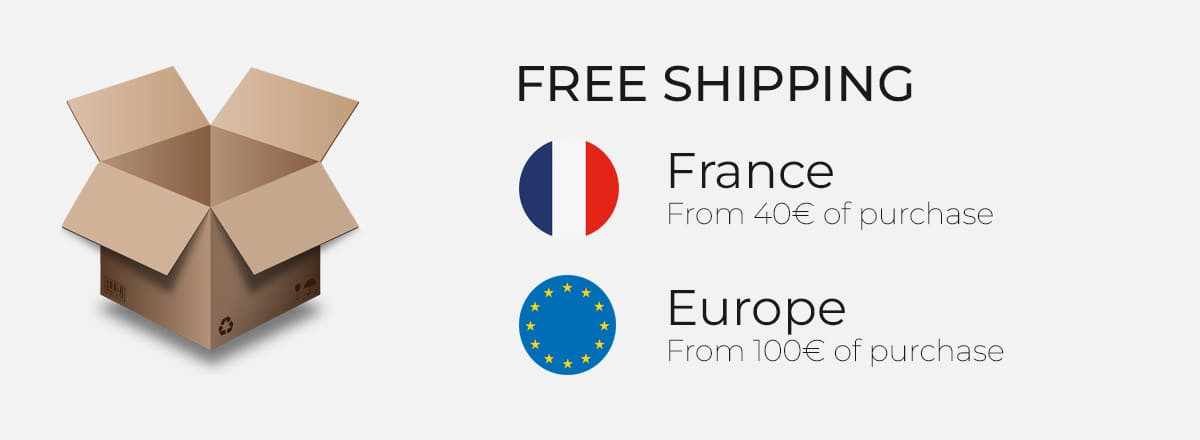 Free shipping from 40€