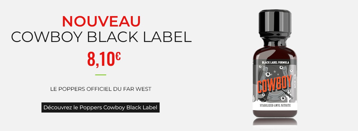 Poppers Cowboy Black Label - 24ml