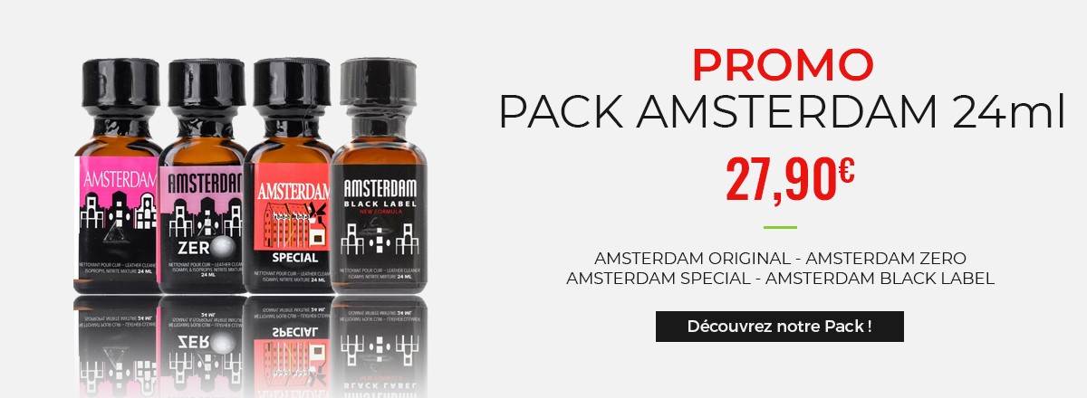 Pack de Poppers Amsterdam 24ml