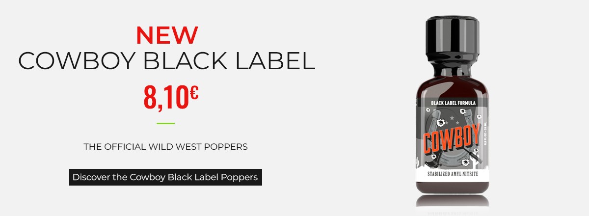 Poppers Cowboy Black Label - 24ml