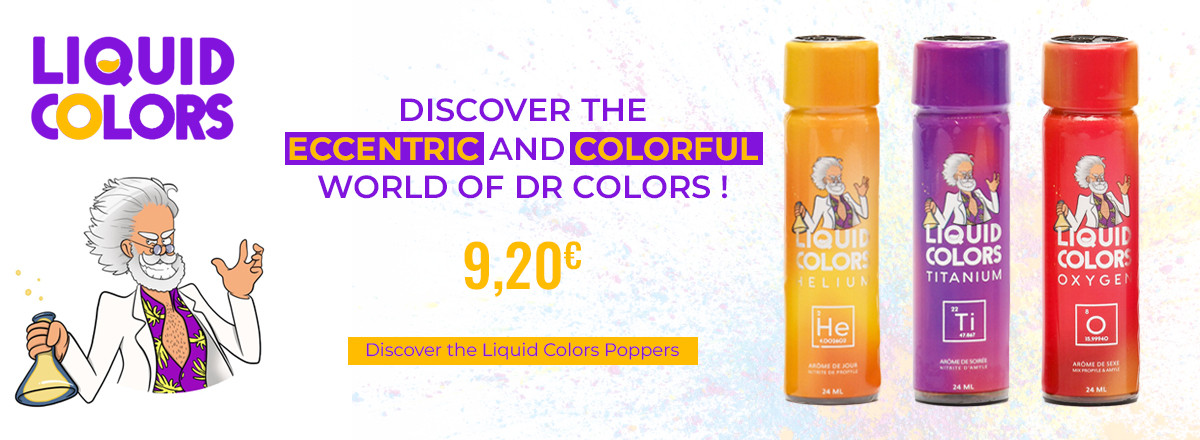 Discover the Liquid Colors poppers