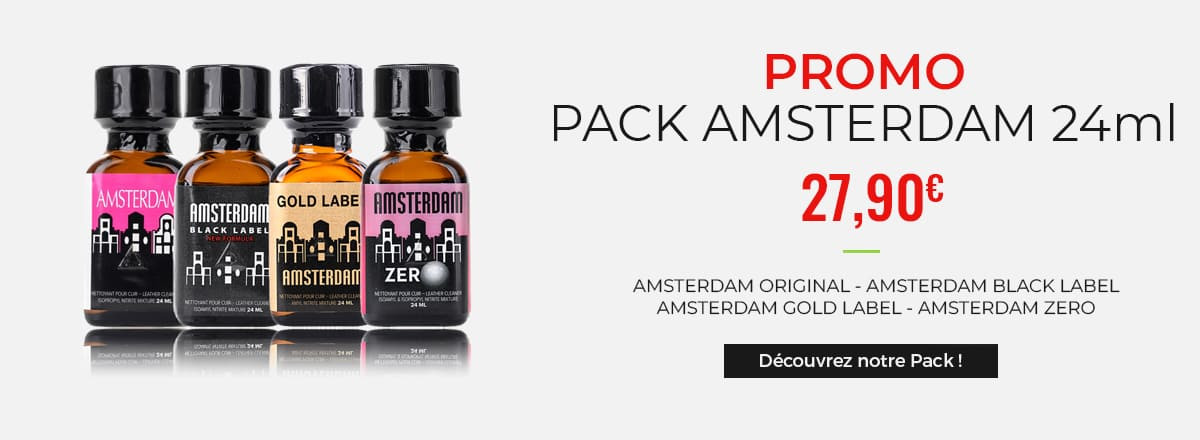 Pack de Poppers Amsterdam 24ml