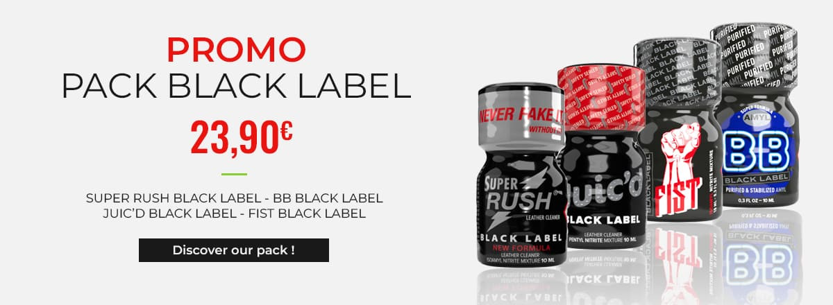 Discover the new Black Label 10ml poppers pack