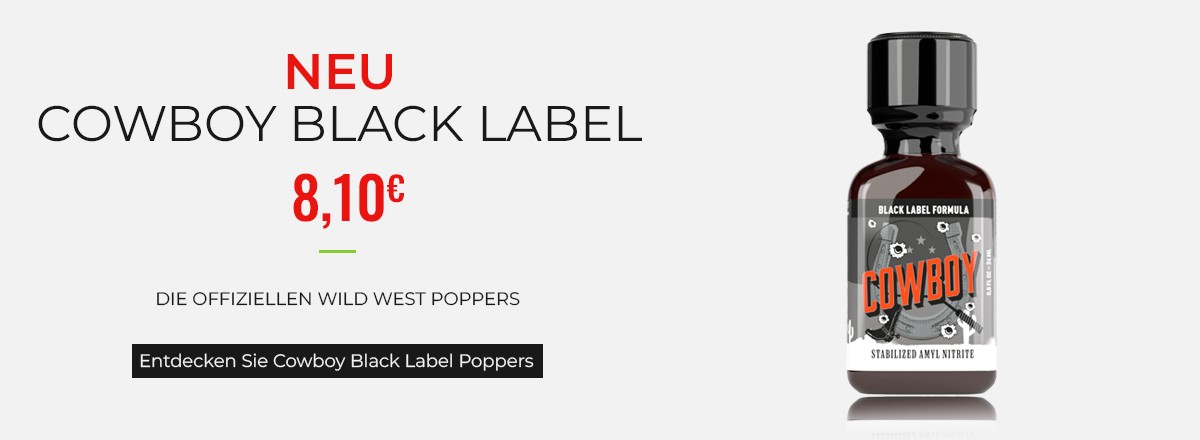 Poppers Cowboy Black Label - 24ml